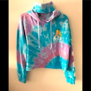 Tie Dye Alice in Wonderland Hoodie
